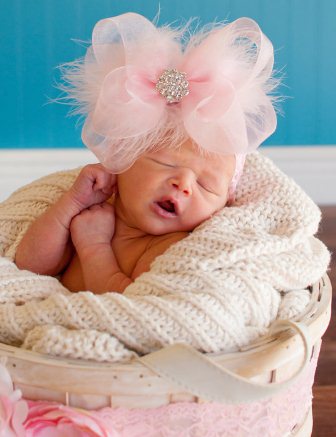 newborn baby hair bows