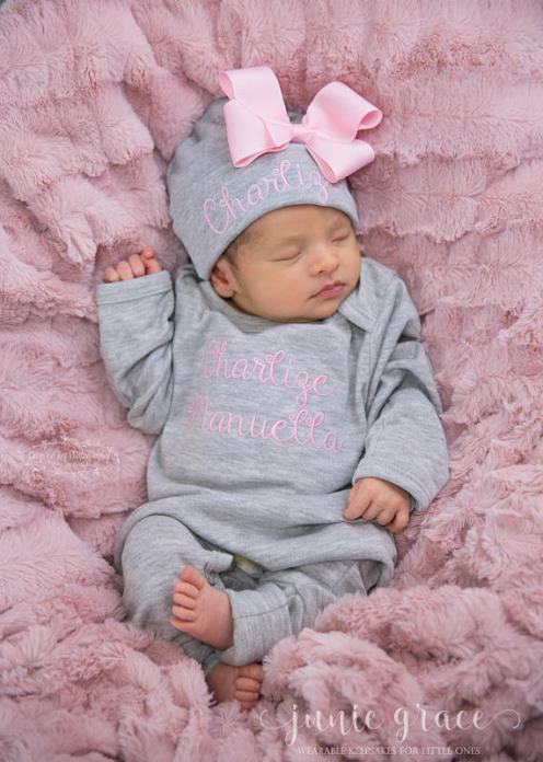baby girl winter coming home outfit