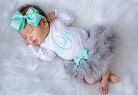 baby girl first day home outfit
