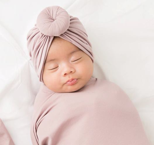 Newborn Infant Baby Girls Knot Turban Hat
