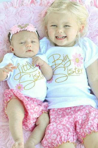 big sister little sister newborn outfits
